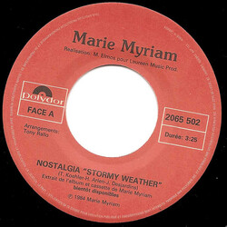 Marie Myriam Nostalgia "Stormy Weather" Vinyl 7" USED
