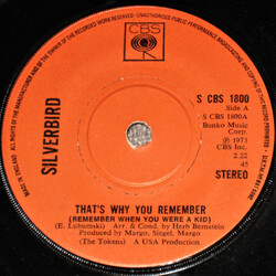 Silverbird (2) That's Why You Remember (Remember When You Were A Kid) Vinyl 7" USED