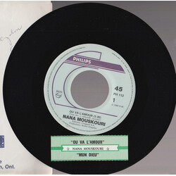 Nana Mouskouri Ou Va L'amour USED VINYL 7INCH SINGLE 45 RPM