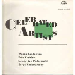 Wanda Landowska / Fritz Kreisler / Ignacy Jan Paderewski / Sergei Vasilyevich Rachmaninoff Celebrated Artists Vinyl LP USED