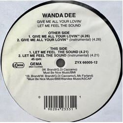 Wanda Dee Give Me All Your Lovin Vinyl 12" USED