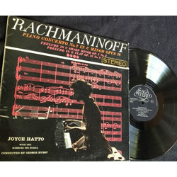 Sergei Vasilyevich Rachmaninoff / Joyce Hatto / The Hamburg Pro Musica / George Hurst Piano Concerto No. 2 In C Minor / Preludes Op. 3 & Op. 23 Vinyl 
