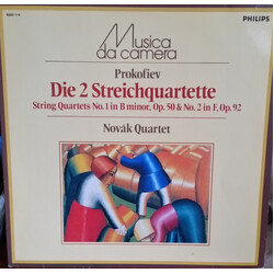 Sergei Prokofiev / Novák Quartet String Quartets Op. 50 No. 1 / Op. 92 No. 2 Vinyl LP USED