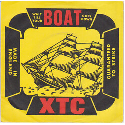 XTC Wait Till Your Boat Goes Down Vinyl 7" USED