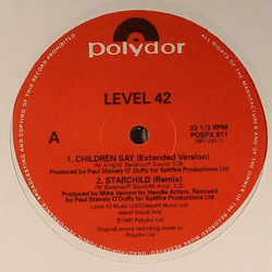 Level 42 Children Say /Starchild / The Platinum Edition Megamix Vinyl 12" USED