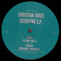 Cristian Vogel Intersync E.P. Vinyl 12" USED