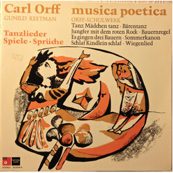 Carl Orff / Gunild Keetman Musica Poetica Teil 2 - Orff-Schulwerk - Tanzlieder, Spiele, Sprüche Vinyl LP USED