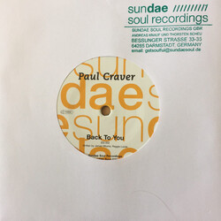 Paul Craver (2) Back To You / Don't Let Love Walk Out On Us Vinyl 7" USED