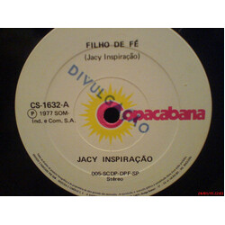 Jacy Inspiração Filho Da Fé / Avêsso Da Vida Vinyl 7" USED