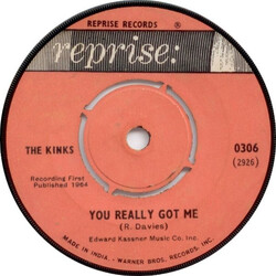 The Kinks You Really Got Me Vinyl 7" USED