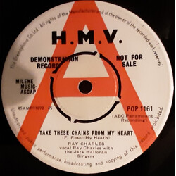 Ray Charles Take These Chains From My Heart Vinyl 7" USED