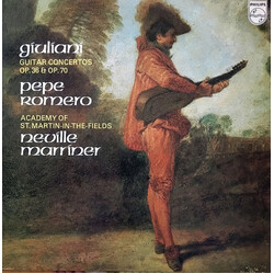 Mauro Giuliani (2) / Pepe Romero / The Academy Of St. Martin-in-the-Fields / Sir Neville Marriner Guitar Concertos Op. 36 & Op. 70 Vinyl LP USED