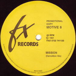 Motiv 8 Mission Vinyl 12" USED