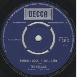 The Casuals Someday Rock 'N' Roll Lady Vinyl 7" USED