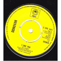 Donovan I Like You Vinyl 7" USED