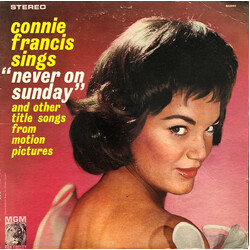Connie Francis Connie Francis Sings "Never On Sunday" And Other Title Songs From Motion Pictures Vinyl LP USED