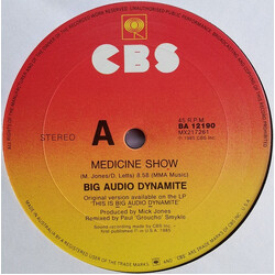 Big Audio Dynamite Medicine Show Vinyl 12" USED
