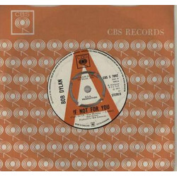 Bob Dylan If Not For You Vinyl 7" USED