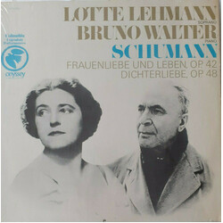 Robert Schumann / Lotte Lehmann / Bruno Walter Frauenliebe Und Leben, Op. 42 / Dichterliebe, Op. 48 Vinyl LP USED