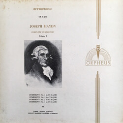 Joseph Haydn / Wiener Kammerorchester / Ernst Märzendorfer Complete Symphonies Volume I Vinyl LP USED