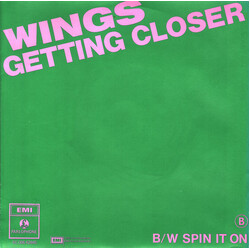 Paul McCartney & Wings Getting Closer Vinyl 7" USED