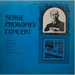 Sergei Prokofiev / Modest Mussorgsky / Alexander Glazunov / Alexander Scriabine / Nikolai Rimsky-Korsakov Serge Prokofiev Concert Vinyl LP USED