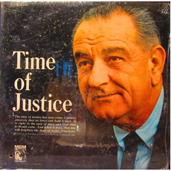 Lyndon B. Johnson Time Of Justice Vinyl LP USED
