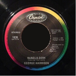 George Harrison Bangla-Desh Vinyl 7" USED