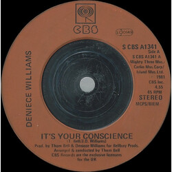 Deniece Williams It's Your Conscience Vinyl 7" USED