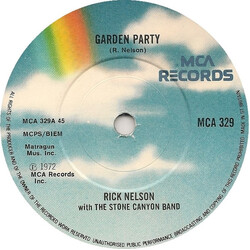 Rick Nelson & The Stone Canyon Band Garden Party Vinyl 7" USED