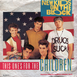 New Kids On The Block This One's For The Children Vinyl 7" USED