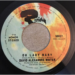 David Alexandre Winter Oh Lady Mary USED VINYL 7INCH 45 RPM SINGLE STEREO MONO