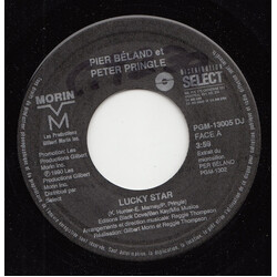 Pier Béland / Peter Pringle Lucky Star USED VINYL 7INCH 45 RPM SINGLE PROMO