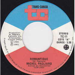 Michel Pagliaro Romantique Vinyl 7" USED