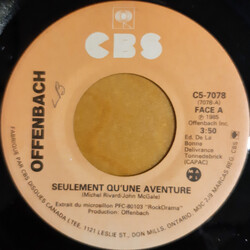 Offenbach Seulement Qu'une Aventure Vinyl 7" USED