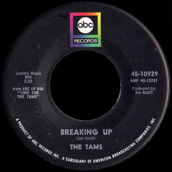 The Tams Breaking Up / How 'Bout It Vinyl 7" USED