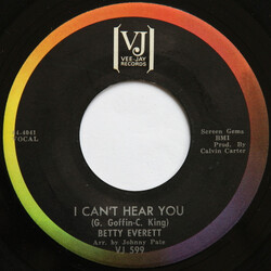 Betty Everett I Can't Hear You Vinyl 7" USED