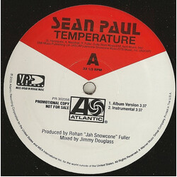 Sean Paul Temperature / Breakout Vinyl 12" USED