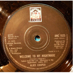 Alice Cooper Welcome To My Nightmare Vinyl 7" USED