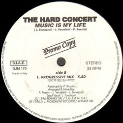 The Hard Concert Music Is My Life Vinyl 12" USED