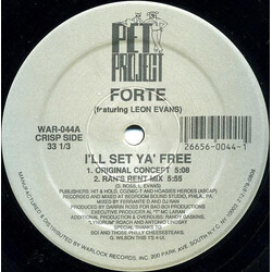 Forté (2) / Leon Evans I'll Set Ya' Free Vinyl 12" USED