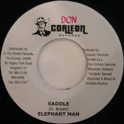 Elephant Man Saddle USED VINYL 7INCH 45 RPM