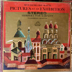 Modest Mussorgsky / Maurice Ravel / Herbert Von Karajan / Philharmonia Orchestra Pictures At An Exhibition Vinyl LP USED