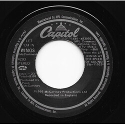 Paul McCartney & Wings Let 'Em In Vinyl 7" USED