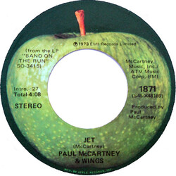 Paul McCartney & Wings Jet / Let Me Roll It Vinyl 7" USED