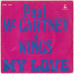 Paul McCartney & Wings My Love Vinyl 7" USED