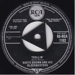 Boots Brown And His Blockbusters Trollin' / Jim Twangy Vinyl 7" USED