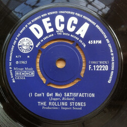 The Rolling Stones (I Can't Get No) Satisfaction Vinyl 7" USED
