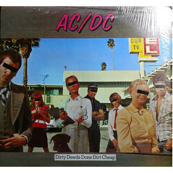 AC/DC Dirty Deeds Done Dirt Cheap Vinyl LP USED