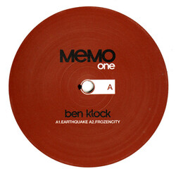Ben Klock Earthquake Vinyl 12" USED